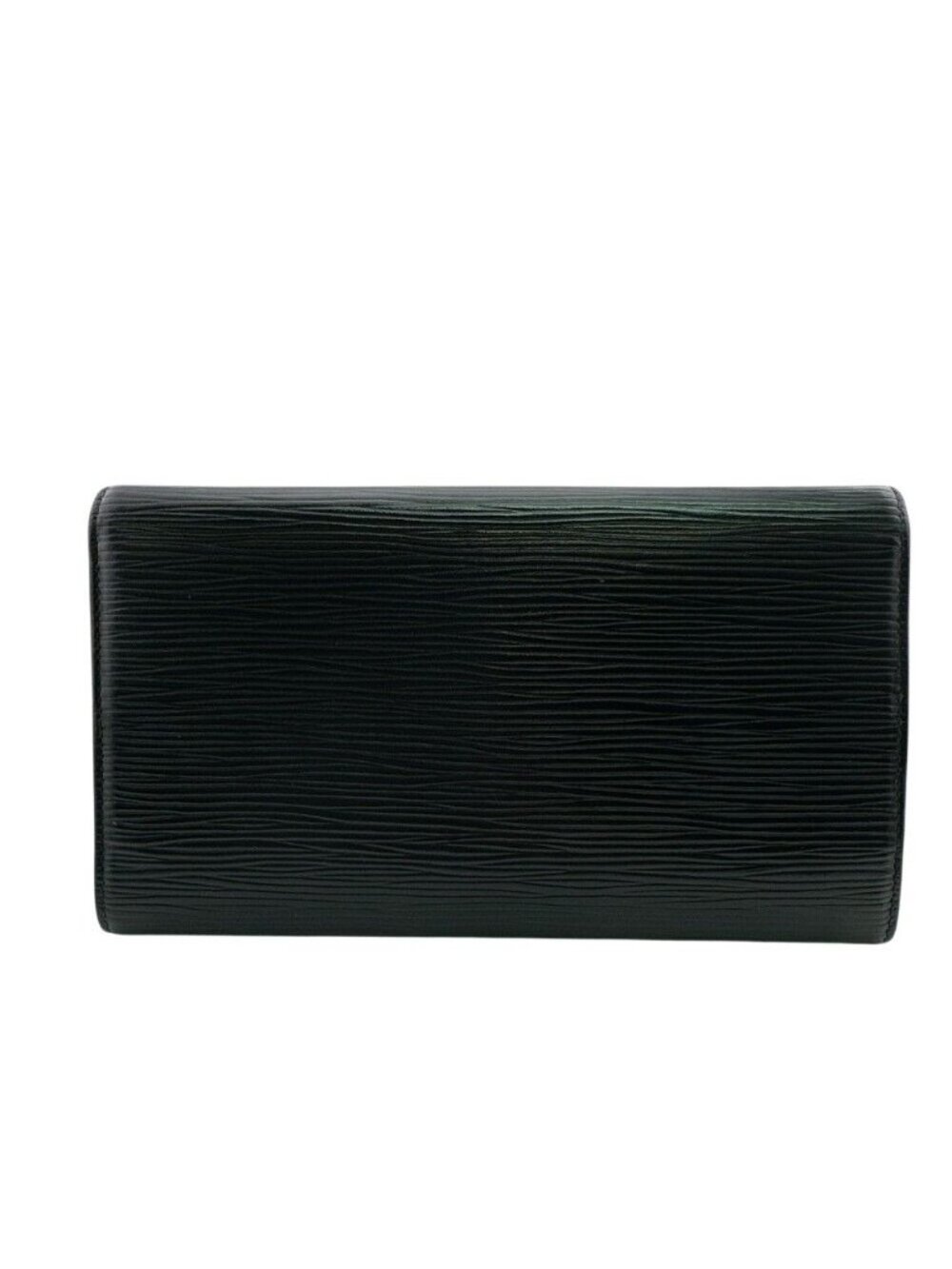 Louis Vuitton Porte Tresor International Epi Wallet Black